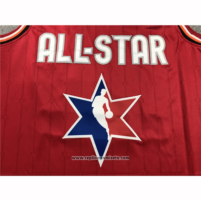 Camiseta All Star 2020 Milwaukee Bucks Giannis Antetokounmpo #34 Rojo
